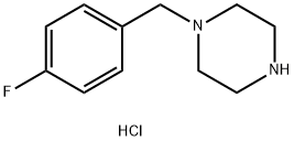 1-(4-Fluoro-benzyl)-piperazine hydrochloride Struktur
