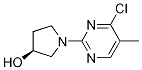 (S)-1-(4-Chloro-5-methyl-pyrimidin-2-yl)-pyrrolidin-3-ol Struktur