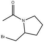 1-(2-BroMoMethyl-pyrrolidin-1-yl)-ethanone Struktur