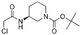 (S)-3-(2-Chloro-acetylaMino)-piperidine-1-carboxylic acid tert-butyl ester Struktur