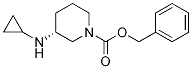 (R)-3-CyclopropylaMino-piperidine-1-carboxylic acid benzyl ester Struktur