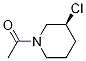 1-((S)-3-Chloro-piperidin-1-yl)-ethanone Struktur