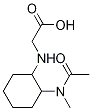 [2-(Acetyl-Methyl-aMino)-cyclohexylaMino]-acetic acid Struktur