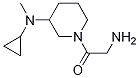 2-AMino-1-[3-(cyclopropyl-Methyl-aMino)-piperidin-1-yl]-ethanone Struktur