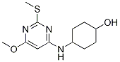4-(6-Methoxy-2-Methylsulfanyl-pyriMidin-4-ylaMino)-cyclohexanol Structure