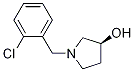 (S)-1-(2-Chloro-benzyl)-pyrrolidin-3-ol Struktur