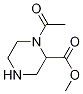 1-Acetyl-piperazine-2-carboxylic acid Methyl ester Struktur
