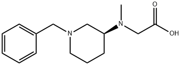 [((S)-1-Benzyl-piperidin-3-yl)-Methyl-aMino]-acetic acid Struktur