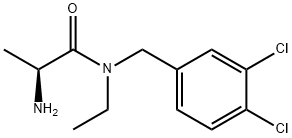 (S)-2-AMino-N-(3,4-dichloro-benzyl)-N-ethyl-propionaMide Struktur