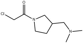 2-Chloro-1-(3-diMethylaMinoMethyl-pyrrolidin-1-yl)-ethanone Struktur