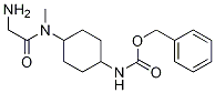 (1R,4R)-{4-[(2-AMino-acetyl)-Methyl-aMino]-cyclohexyl}-carbaMic acid benzyl ester Struktur