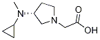 [(R)-3-(Cyclopropyl-Methyl-aMino)-pyrrolidin-1-yl]-acetic acid Struktur
