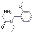 2-AMino-N-ethyl-N-(2-Methoxy-benzyl)-acetaMide Struktur