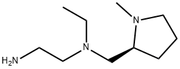 N*1*-Ethyl-N*1*-((S)-1-Methyl-pyrrolidin-2-ylMethyl)-ethane-1,2-diaMine Struktur