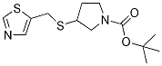 3-(Thiazol-5-ylMethylsulfanyl)-pyrr
olidine-1-carboxylic acid tert-buty
l ester Struktur