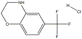 6-(trifluoroMethyl)-3,4-dihydro-2H-benzo[b][1,4]oxazine hydrochloride Struktur