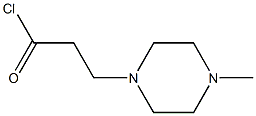 3-(4-Methylpiperazin-1-yl)propanoyl chloride Struktur