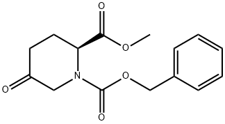 (S)-1-Cbz-5-oxo-piperidine-2-carboxylic acid Methyl ester Struktur