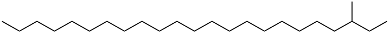 3-Methyltricosane Struktur