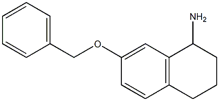 7-(benzyloxy)-1,2,3,4-tetrahydronaphthalen-1-aMine Struktur
