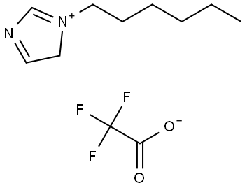 N-hexyliMidazoliuM trifluoroacetate Struktur