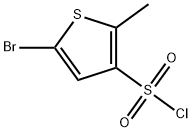 5-BROMO-2-METHYLTHIOPHENE-3-SULFONYL CHLORIDE Struktur