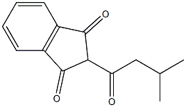 2-Isovaleryl-1.3-indanedione Solution Struktur