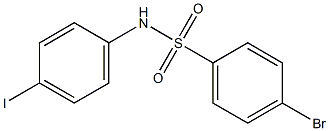 4-bromo-N-(4-iodophenyl)benzenesulfonamide Structure