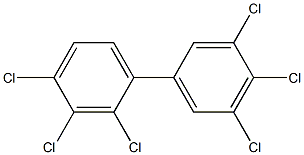 2,3,3',4,4',5'-Hexachlorobiphenyl Solution Struktur