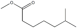 6-Methylheptanoic acid methyl ester Struktur