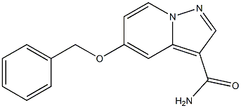 5-(benzyloxy)pyrazolo[1,5-a]pyridine-3-carboxaMide Structure