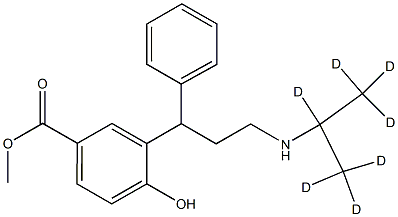 4-Hydroxy-3-[3-[(1-Methylethyl-d7)aMino]-1-phenylpropyl]-benzoic Acid Methyl Ester|4-Hydroxy-3-[3-[(1-Methylethyl-d7)aMino]-1-phenylpropyl]-benzoic Acid Methyl Ester