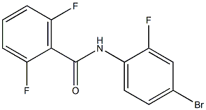 N-(4-bromo-2-fluorophenyl)-2,6-difluorobenzamide Structure