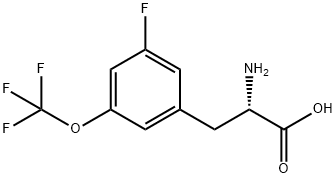 3-Fluoro-5-trifluoroMethoxy-DL-phenylalanine, 97% Struktur