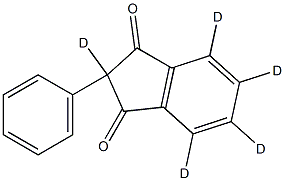 苯茚二酮D5, 70711-53-4, 結(jié)構(gòu)式