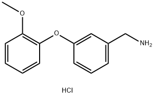 3-(2-METHOXYPHENOXY)BENZYLAMINE HCL Struktur