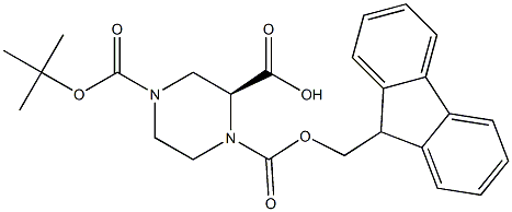 (S)-1-FMOC-4-BOC-PIPERAZINE-2-CARBOXYLIC ACID