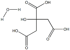 Citric Acid, Monohydrate, Powder, GR ACS Struktur