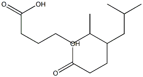 6-Methylheptanoic acid (Isocaprylic acid) Struktur