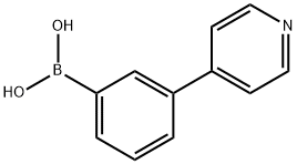 3-(pyridin-4-yl)phenylboronic acid Struktur