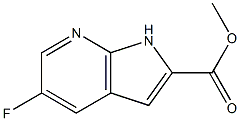 Methyl 5-fluoro-7-azaindole-2-carboxylate Struktur
