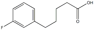 5-(3-fluorphenyl)pentanoic acid Struktur