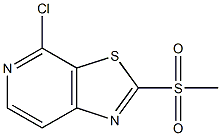 4-chloro-2-(Methylsulfonyl)thiazolo[5,4-c]pyridine Structure