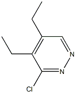 3-chloro-4,5-diethylpyridazine Struktur