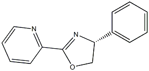 2-[(4R)-4,5-dihydro-4-phenyl-2-oxazolyl]- Pyridine Struktur