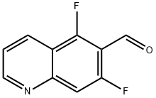 5,7-Difluoro-quinoline-6-carbaldehyde Structure