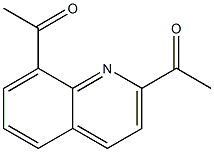 2,8-Diacetylquinoline Struktur