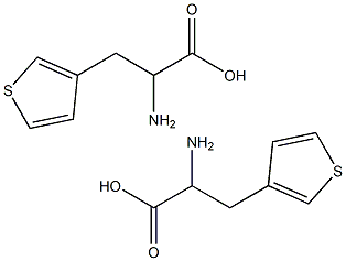3-(3-Thienyl)-DL-alanine 3-(3-Thienyl)-DL-alanine Struktur