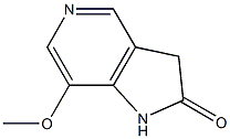 7-Methoxy-1H-Pyrrolo[3,2-c]pyridin-2(3H)-one Struktur