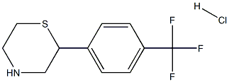 2-[4-(TRIFLUOROMETHYL)PHENYL] THIOMORPHOLINE HCL Structure
